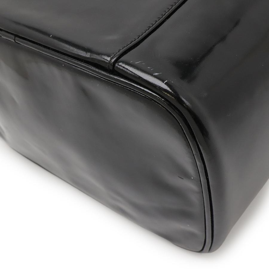 CHANEL シャネル ココマーク バニティバッグ ハンドバッグ コスメポーチ 2WAY ショルダーバッグ エナメル パテントレザー ブラック 黒 ゴールド金具 | CHANEL | 02