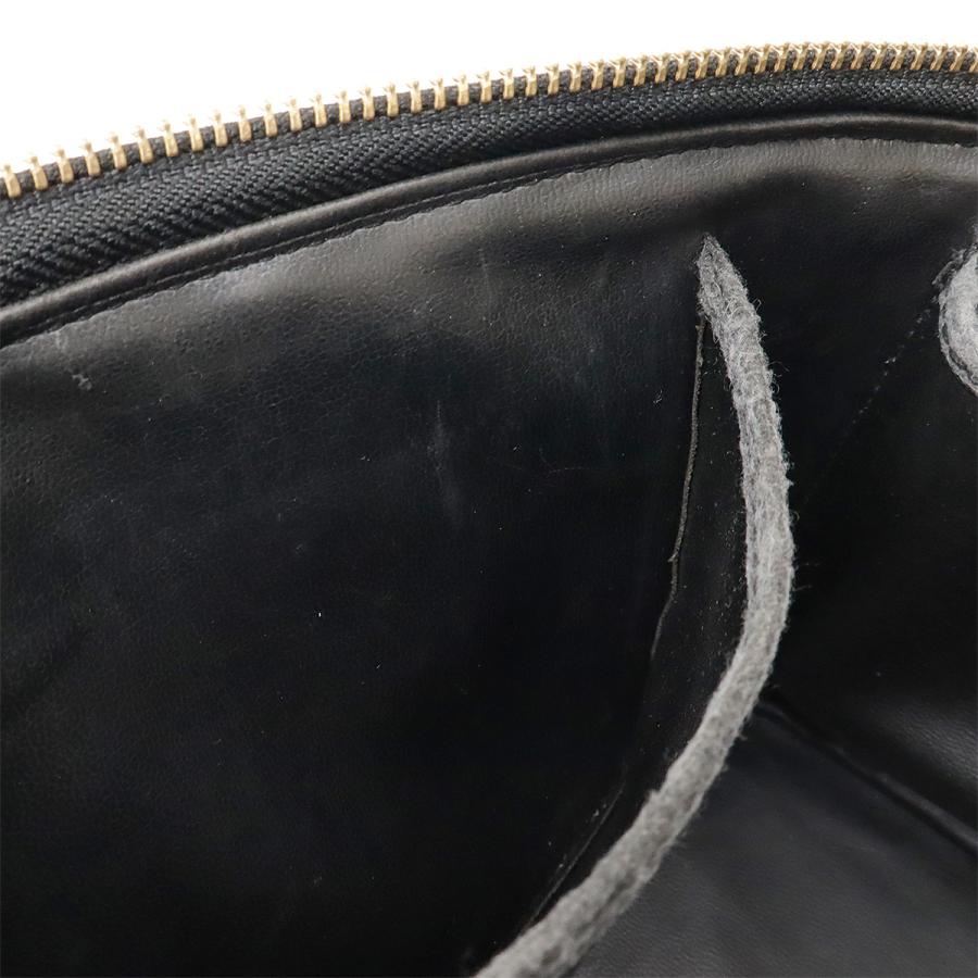 CHANEL シャネル ココマーク バニティバッグ ハンドバッグ コスメポーチ 2WAY ショルダーバッグ エナメル パテントレザー ブラック 黒 ゴールド金具 | CHANEL | 08