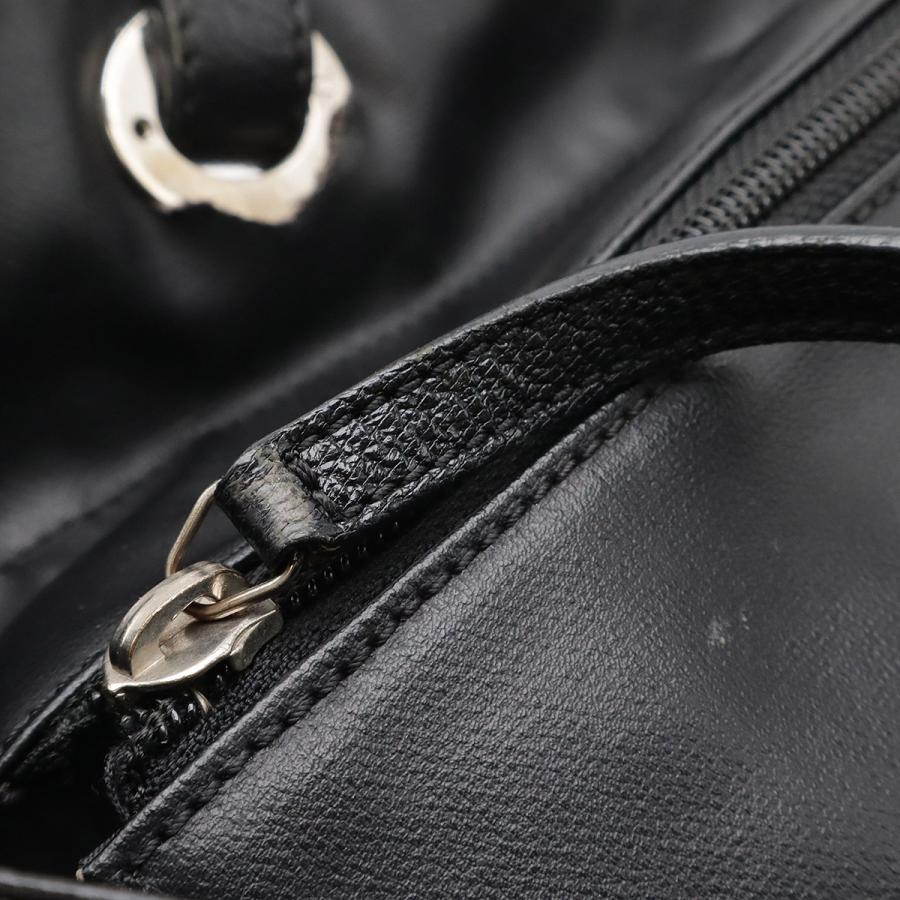 CHANEL シャネル パリビアリッツ トートMM トートバッグ ハンドバッグ コーティングキャンバス ブラック 黒 シルバー金具 A34209 | CHANEL | 03