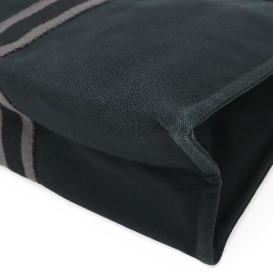 HERMES エルメス フールトゥ クラッチバッグ セカンドバッグ ポーチ キャンバス レザー ブラック 黒 グレー | HERMES | 02