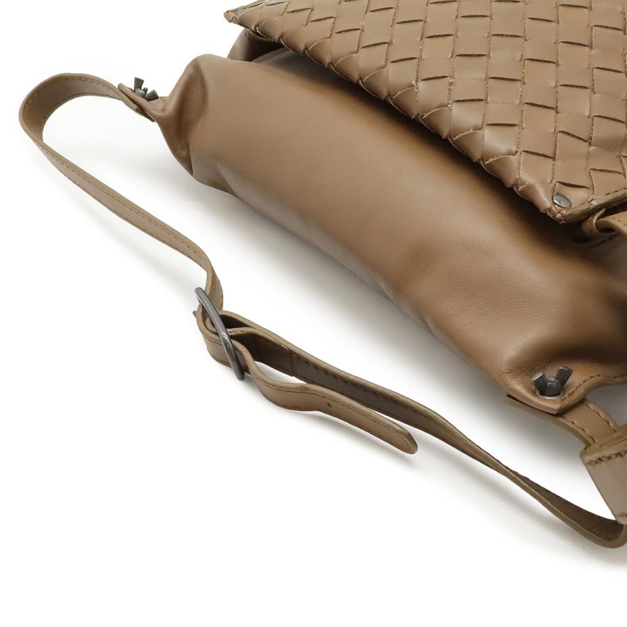 BOTTEGA VENETA ボッテガ ヴェネタ ボッテガベネタ イントレチャート ウエストバッグ ボディバッグ レザー ブラウン 茶 121604 | BOTTEGA VENETA | 02
