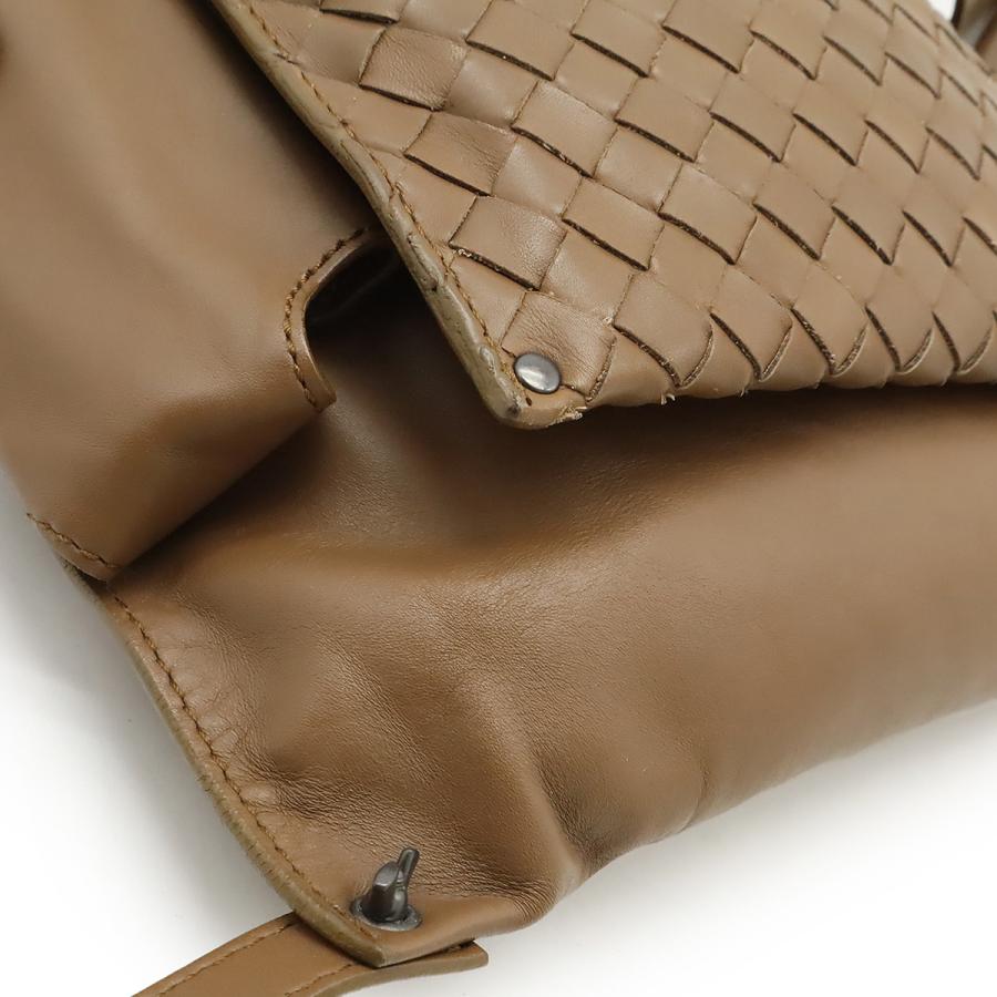 BOTTEGA VENETA ボッテガ ヴェネタ ボッテガベネタ イントレチャート ウエストバッグ ボディバッグ レザー ブラウン 茶 121604 | BOTTEGA VENETA | 03