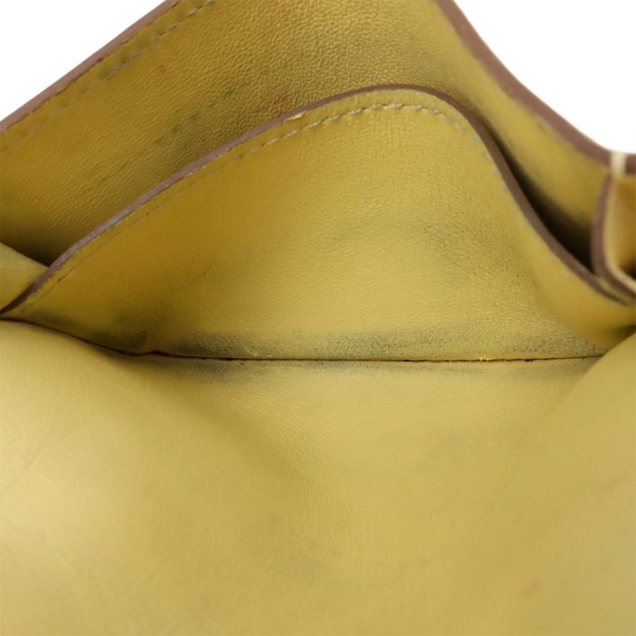 HERMES エルメス ドゴン カードケース コインケース 小銭入れ コインパース ヴォースイフト レザー スフレ イエロー X刻印 | HERMES | 06