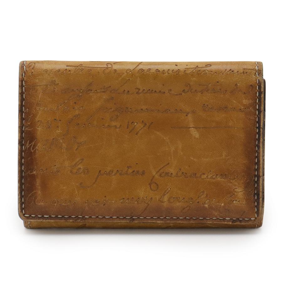 Berluti ベルルッティ カリグラフィ インブイア フラップ カードホルダー カードケース 名刺入れ パスケース ヴェネチアレザー | Berluti