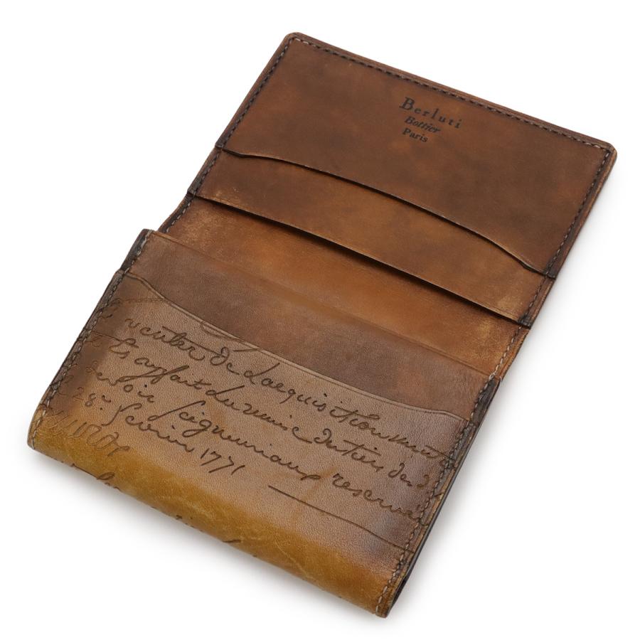 Berluti ベルルッティ カリグラフィ インブイア フラップ カードホルダー カードケース 名刺入れ パスケース ヴェネチアレザー | Berluti | 03