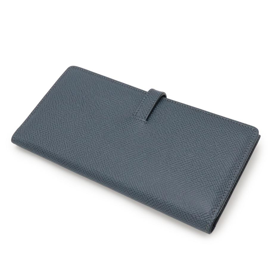 GLOBE TROTTER グローブ トロッター ジェット 2つ折長財布 二つ折り長財布 レザー ネイビー 紺 シルバー金具 | GLOBE-TROTTER | 01