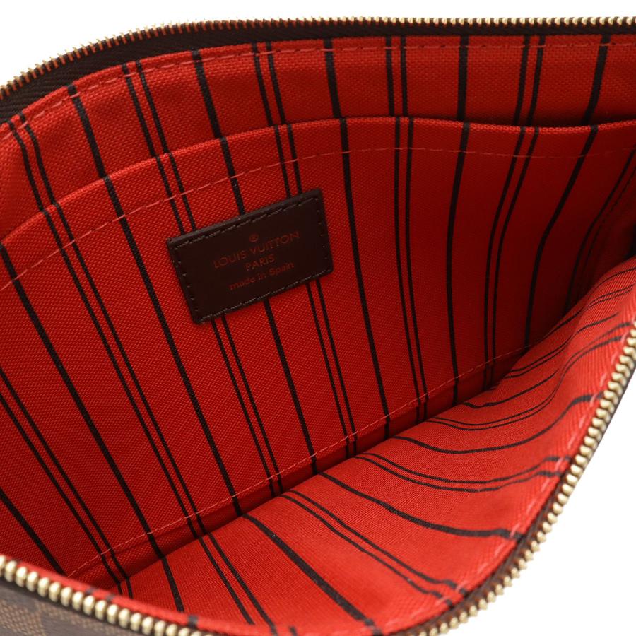 【美品】LOUIS VUITTON ダミエ　ネヴァーフル　MMヴィトンポーチ付 LOUIS VUITTON（ルイ・ヴィトン） ルイ ヴィトン ダミエ ネヴァーフル