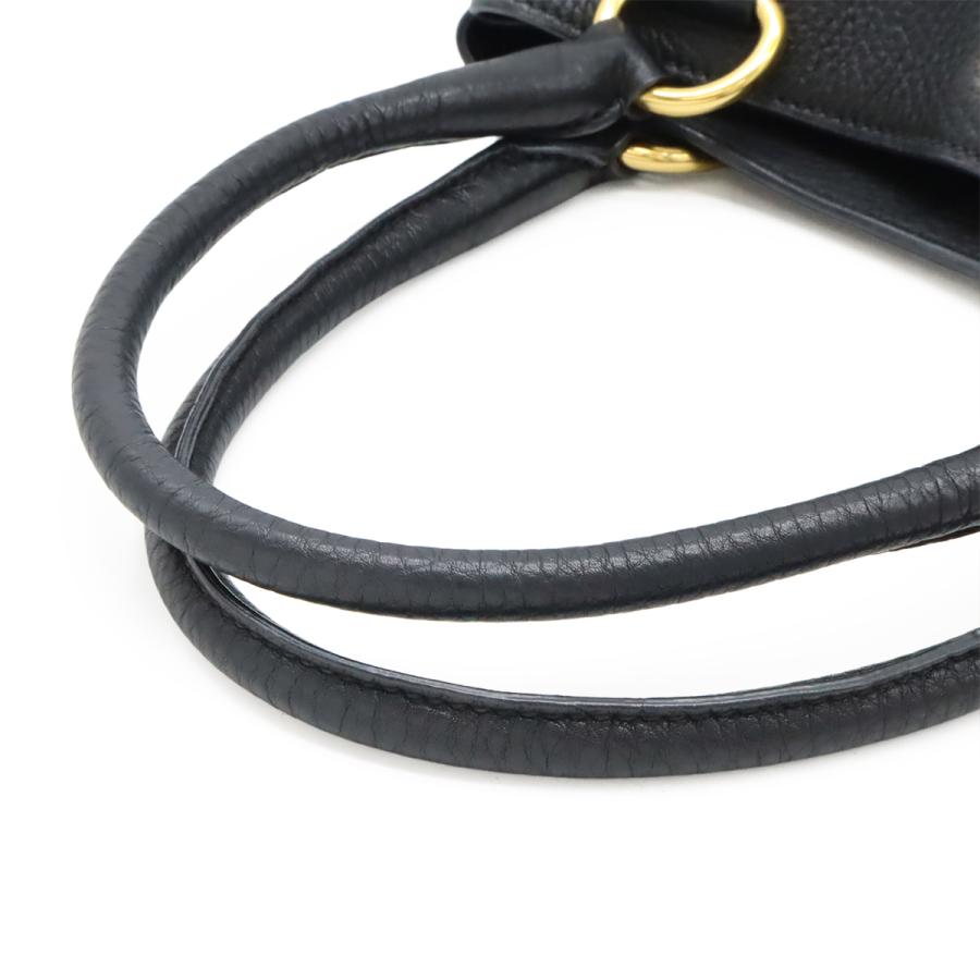 PRADA（プラダ） トートバッグ ハンドバッグ レザー NERO 黒 ブラック