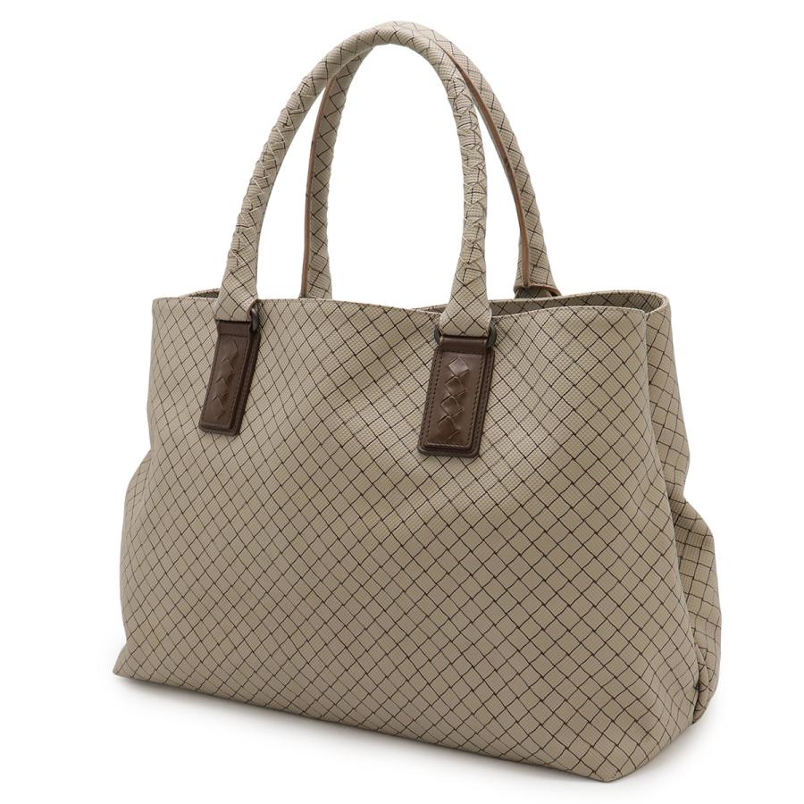 BOTTEGA VENETA ボッテガ ヴェネタ ボッテガベネタ マルコポーロ トートバッグ ショルダートート PVC レザー グレージュ ブラウン 222498 | BOTTEGA VENETA | 01