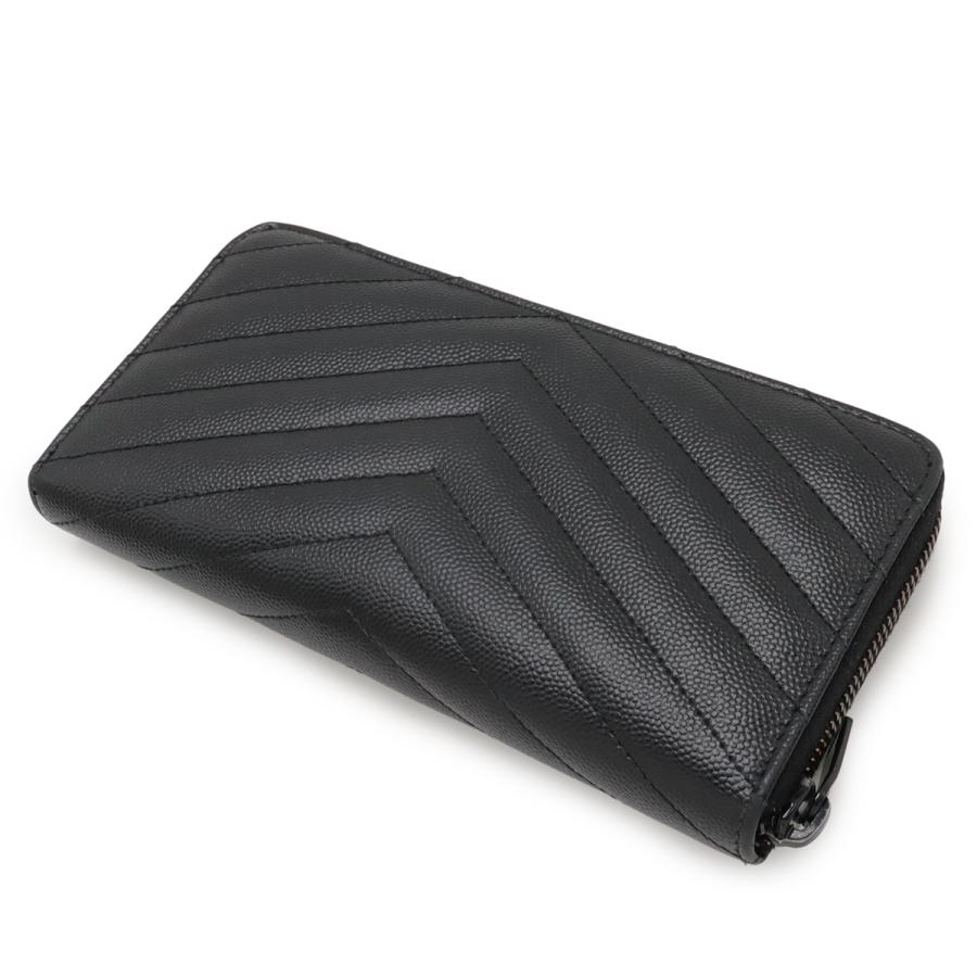 SAINT LAURENT PARIS サン ローラン パリ YSL イブサンローラン モノグラム ラウンドファスナー長財布 レザー ブラック 黒 358094 |  | 01