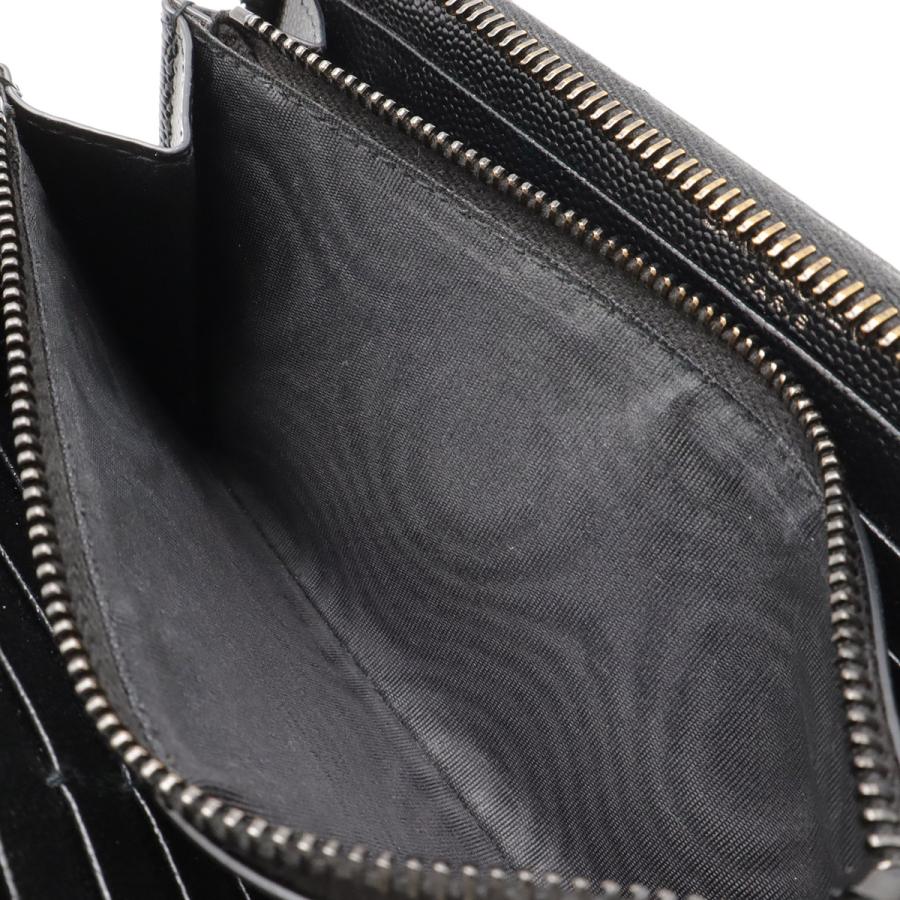 SAINT LAURENT PARIS サン ローラン パリ YSL イブサンローラン モノグラム ラウンドファスナー長財布 レザー ブラック 黒 358094 |  | 07