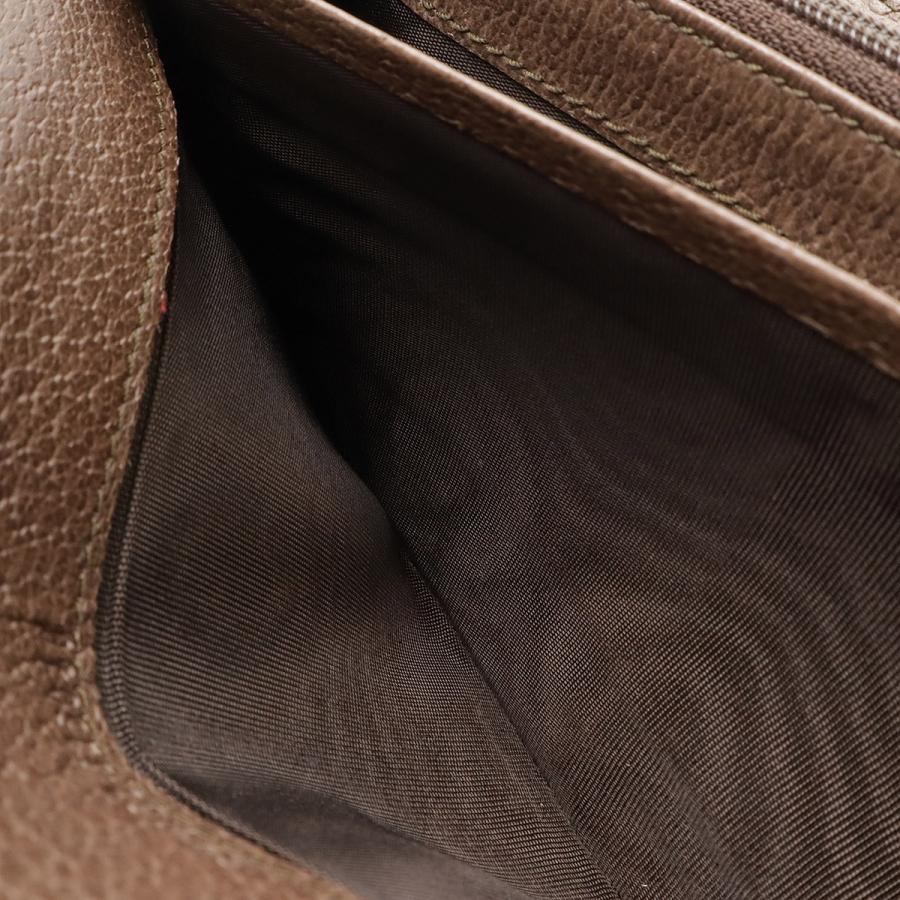 GUCCI グッチ オフィディア GGスプリーム GGコンチネンタルウォレット 2つ折長財布 二つ折り PVC レザー ベージュ ブラウン 茶 523153 | GUCCI | 06