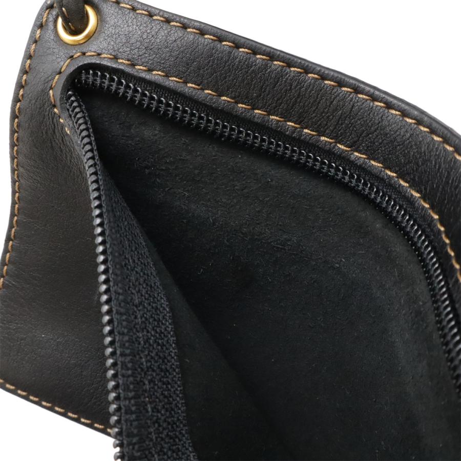 LOEWE ロエベ アントン ショルダーバッグ 斜め掛け レザー ブラック 黒 ゴールド金具 ポーチ付き | LOEWE | 08