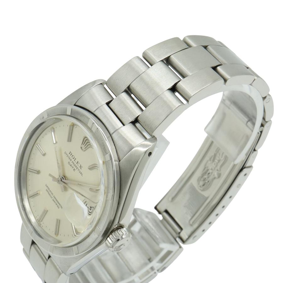 ROLEX ロレックス オイスターパーペチュアル デイト エンジンターンドベゼル シルバー文字盤 SS メンズ オートマ 腕時計 1501 | ROLEX | 05