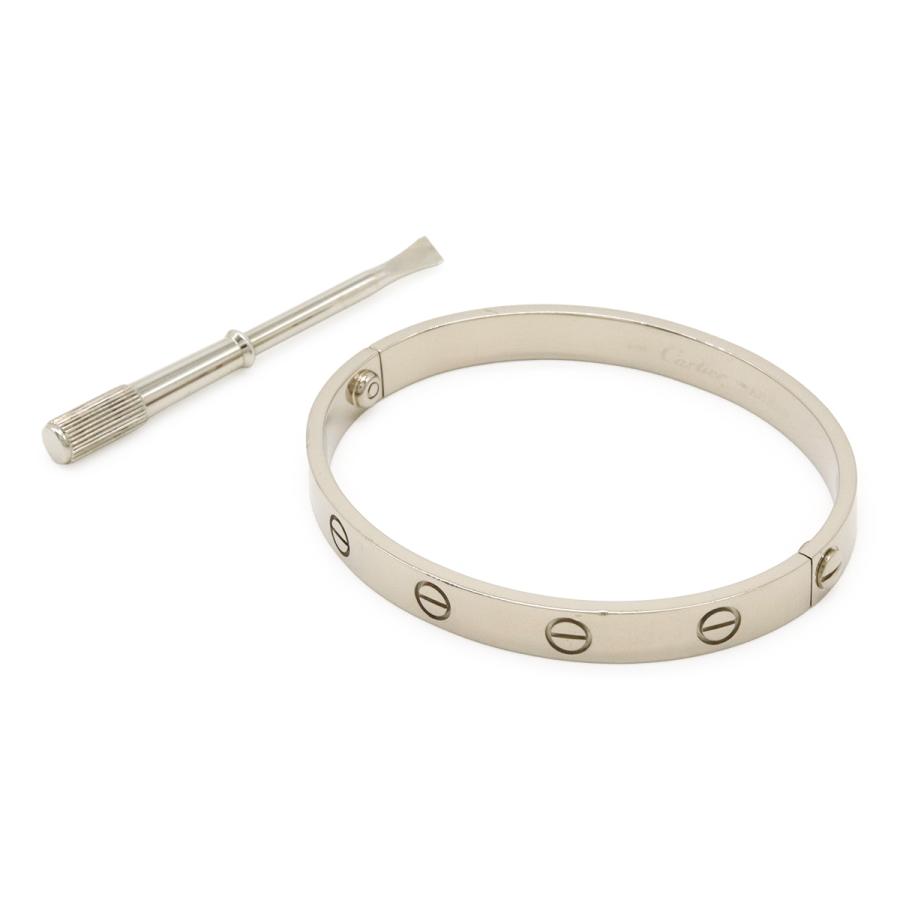 Cartier カルティエ LOVE LΘVE ラブブレス ブレスレット バングル K18WG 750WG ホワイトゴールド #16 | Cartier