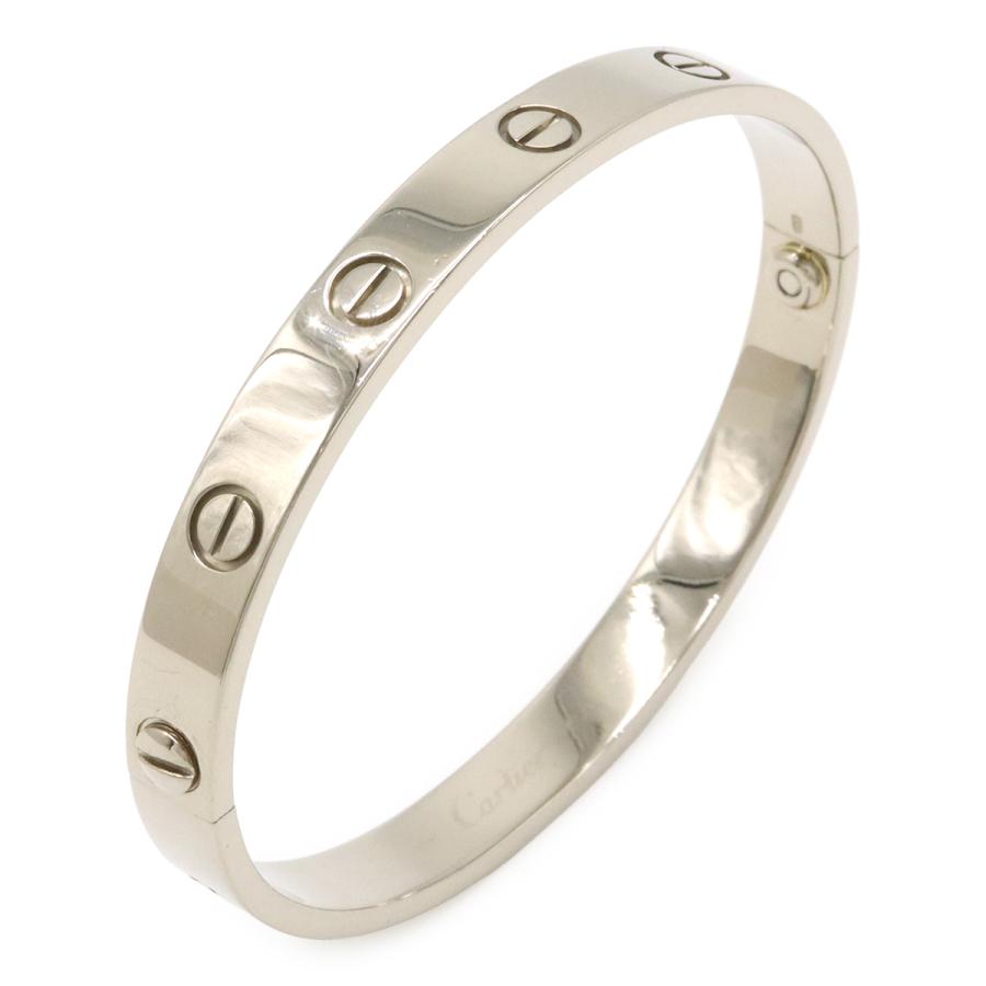 Cartier カルティエ LOVE LΘVE ラブブレス ブレスレット バングル K18WG 750WG ホワイトゴールド #16 | Cartier | 01