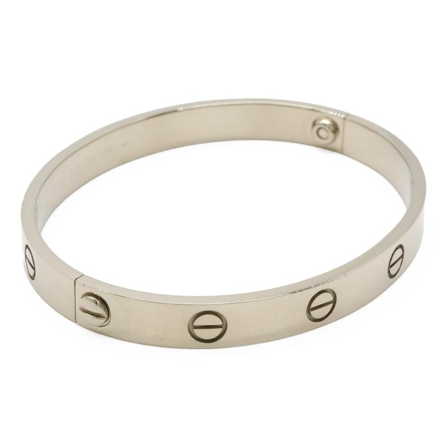 Cartier カルティエ LOVE LΘVE ラブブレス ブレスレット バングル K18WG 750WG ホワイトゴールド #16 | Cartier | 02