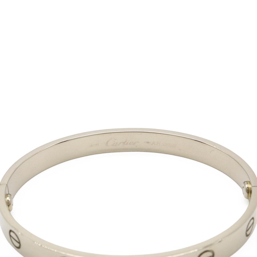 Cartier カルティエ LOVE LΘVE ラブブレス ブレスレット バングル K18WG 750WG ホワイトゴールド #16 | Cartier | 03