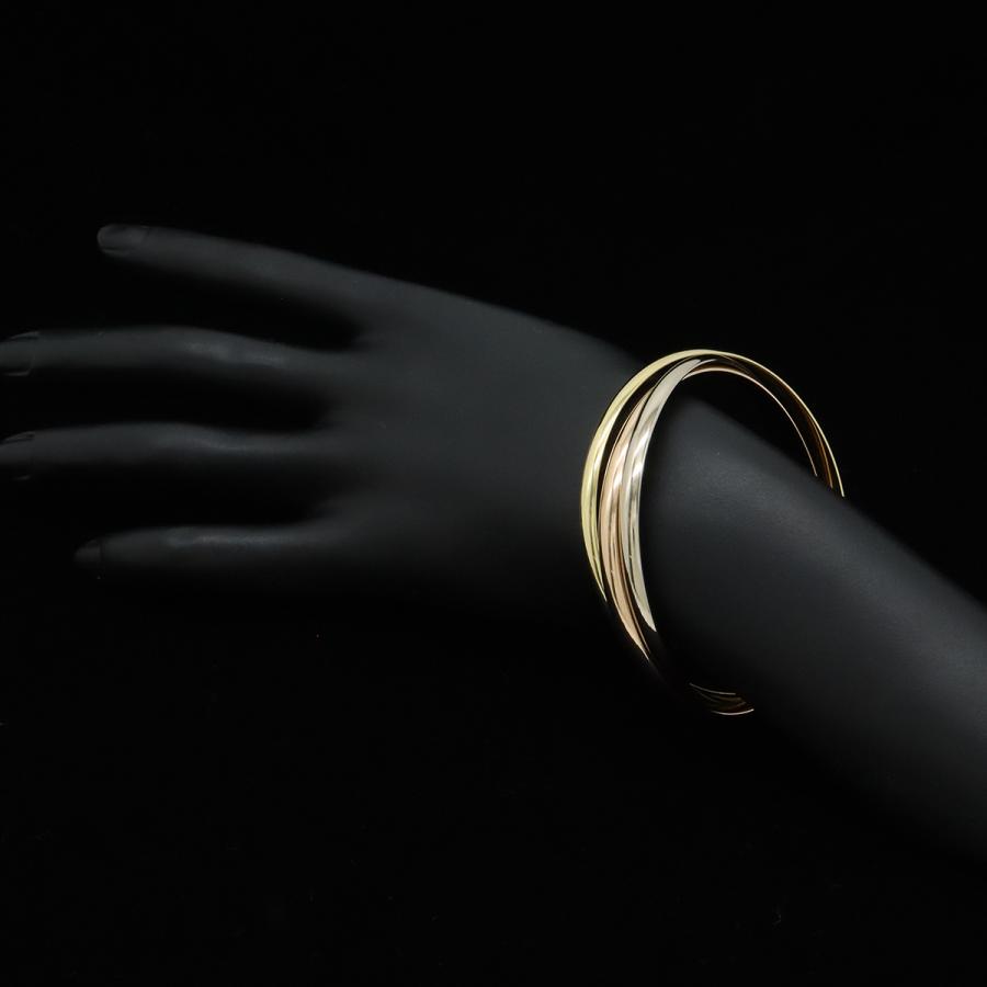 Cartier カルティエ トリニティ ブレスレット バングル スリーカラー K18 750 YG WG PG イエロー ホワイト ピンク ゴールド | Cartier | 05