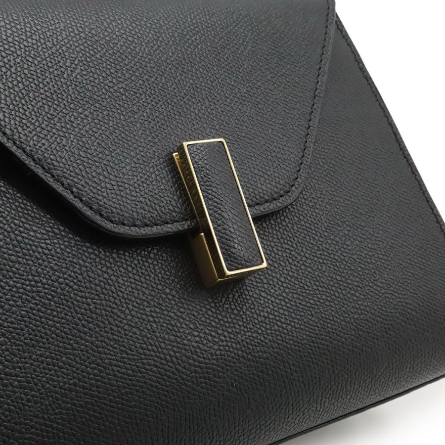 valextra ヴァレクストラ バレクストラ ミニ イジィデ ハンドバッグ ミニバッグ 2WAY ショルダーバッグ レザー ブラック 黒 ゴールド金具 | Valextra | 07