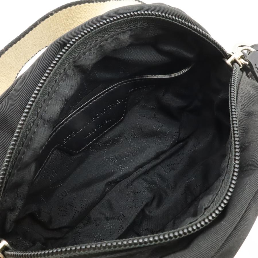 STELLA McCARTNEY ステラ マッカートニー ロゴ ショルダーバッグ ポシェット 2WAY ハンドバッグ ミニバッグ ナイロン レザー ブラック 700127W8729 Stella McCartney（ステラ・マッカートニー） ステラ マッカートニー
