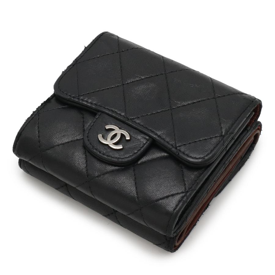 CHANEL（シャネル） マトラッセ ココマーク 2つ折財布 二つ折り W