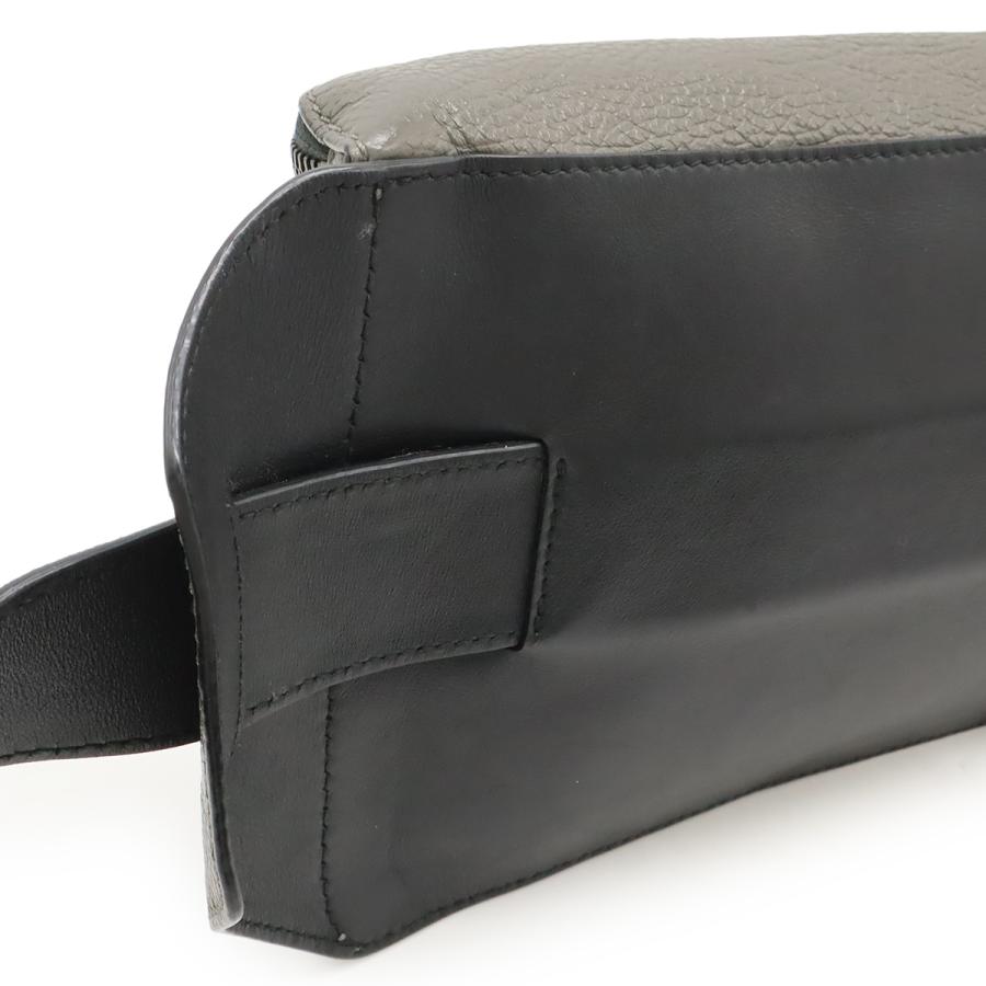 JIMMY CHOO ジミー チュウ ジミーチュウ スターエンボス ボディバッグ ウエストバッグ ショルダーバッグ レザー グレー系 シルバー金具_3