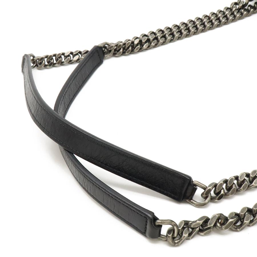 サンローラン チェーン ショルダーバッグ ミディアムブラック SAINT LAURENT/サンローラン_women通販 | ニキ ミディアム チェーン