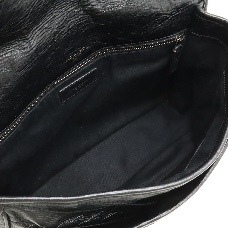 【美品】YSL サンローラン　黒　バッグ SAINT LAURENT キャンバストートバッグ