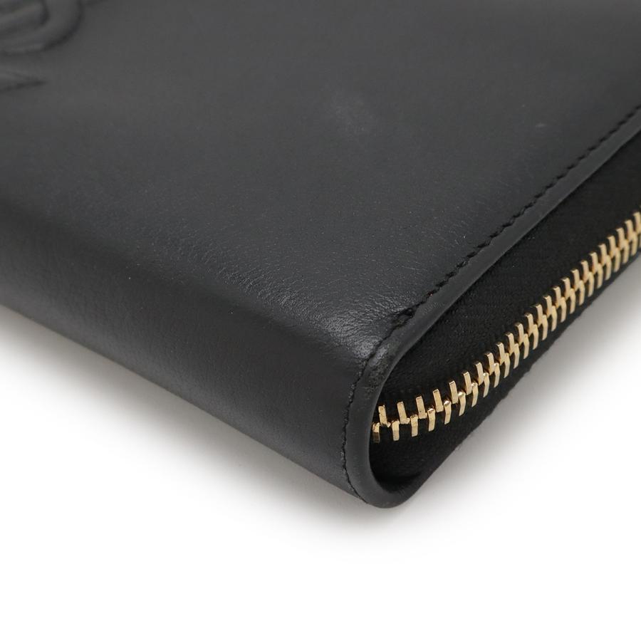 YVES SAINT LAURENT イヴ サン ローラン YSL イブサンローラン ラウンドファスナー 長財布 レザー ブラック 黒 ゴールド金具 352904 | Yves Saint Laurent | 02