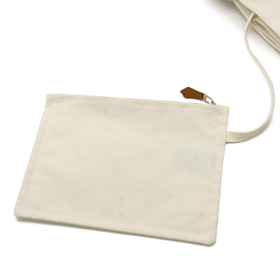 HERMES エルメス シュヴォーアン カモフラージュ トートバッグ ショルダーバッグ ビーチバッグ キャンバス エクリュ ホワイト ブラウン | HERMES | 08