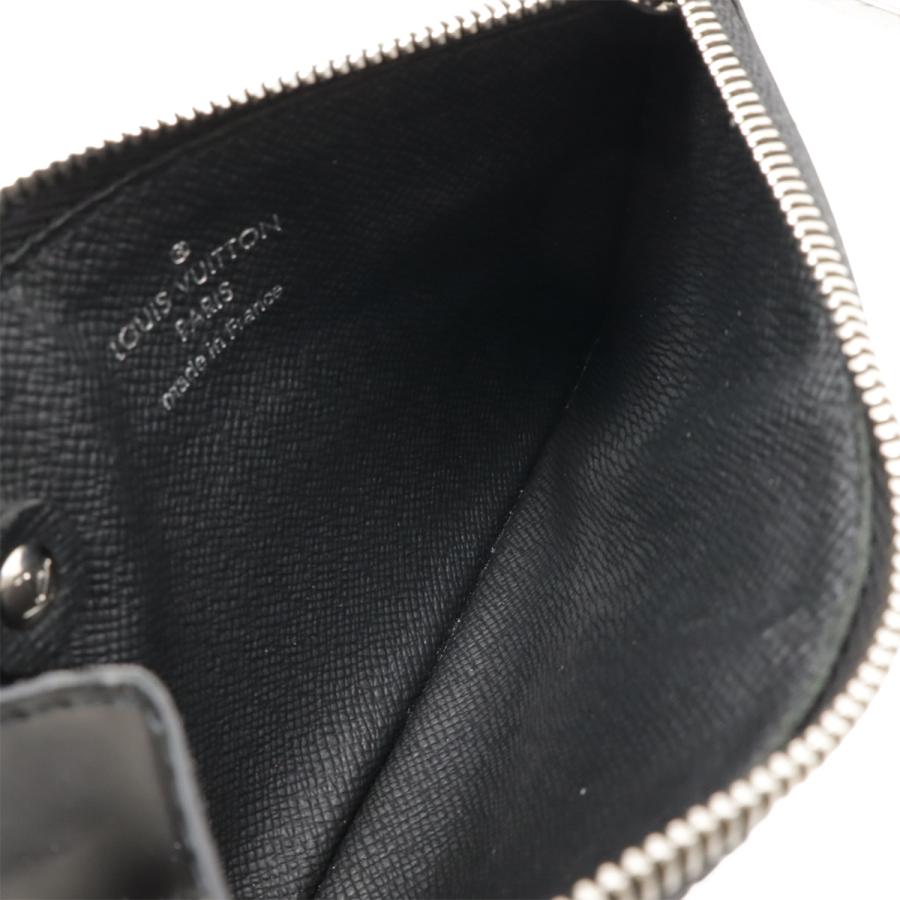 LOUIS VUITTON ルイ ヴィトン エピ ポシェット クレ NM ケース 小銭入れ パース ノワール 黒 ブラック シルバー金具 M66602 LOUIS VUITTON（ルイ・ヴィトン） ルイ ヴィトン エピ ポシェット クレ
