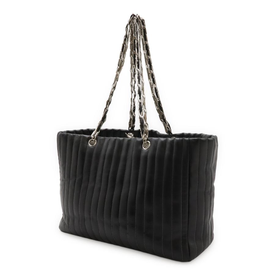 CHANEL シャネル ニューマドモアゼル トートバッグ ショルダーバッグ チェーンショルダー レザー ブラック 黒 シルバー金具 A30038 CHANEL（シャネル） ニューマドモアゼル トートバッグ ショルダー