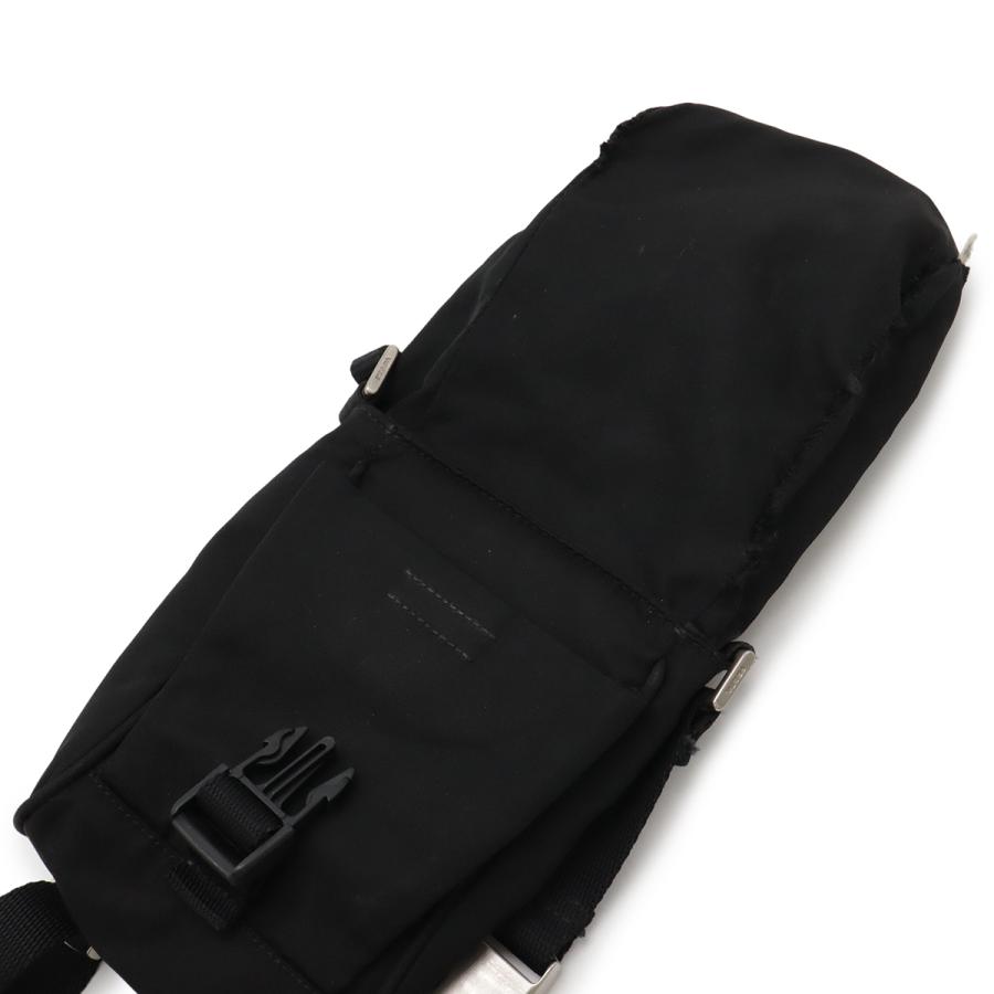 PRADA プラダ トライアングルロゴ ショルダーバッグ ポシェット 2WAY ウエストポーチ ボディバッグ レザー ナイロン NERO 黒 ブラック | PRADA | 05