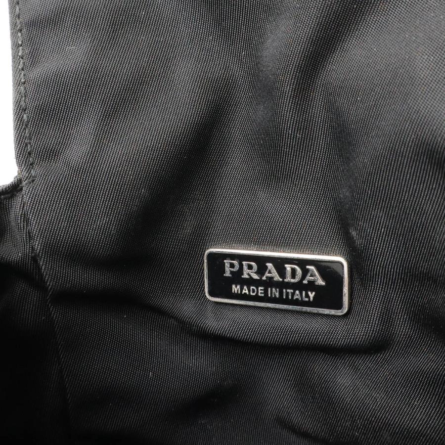 PRADA プラダ トライアングルロゴ ショルダーバッグ ポシェット 2WAY ウエストポーチ ボディバッグ レザー ナイロン NERO 黒 ブラック | PRADA | 07