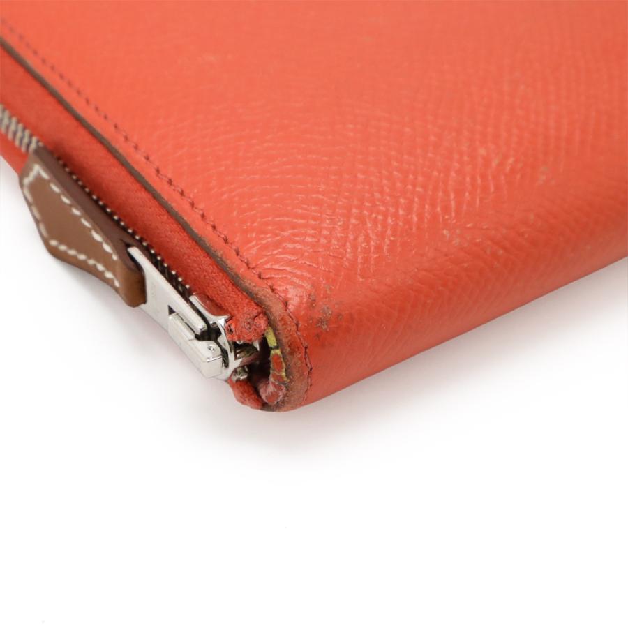 HERMES エルメス アザップロング シルクイン ラウンドファスナー 長財布 ヴォーエプソン レザー ローズジャイプール ピンク系 | HERMES | 02