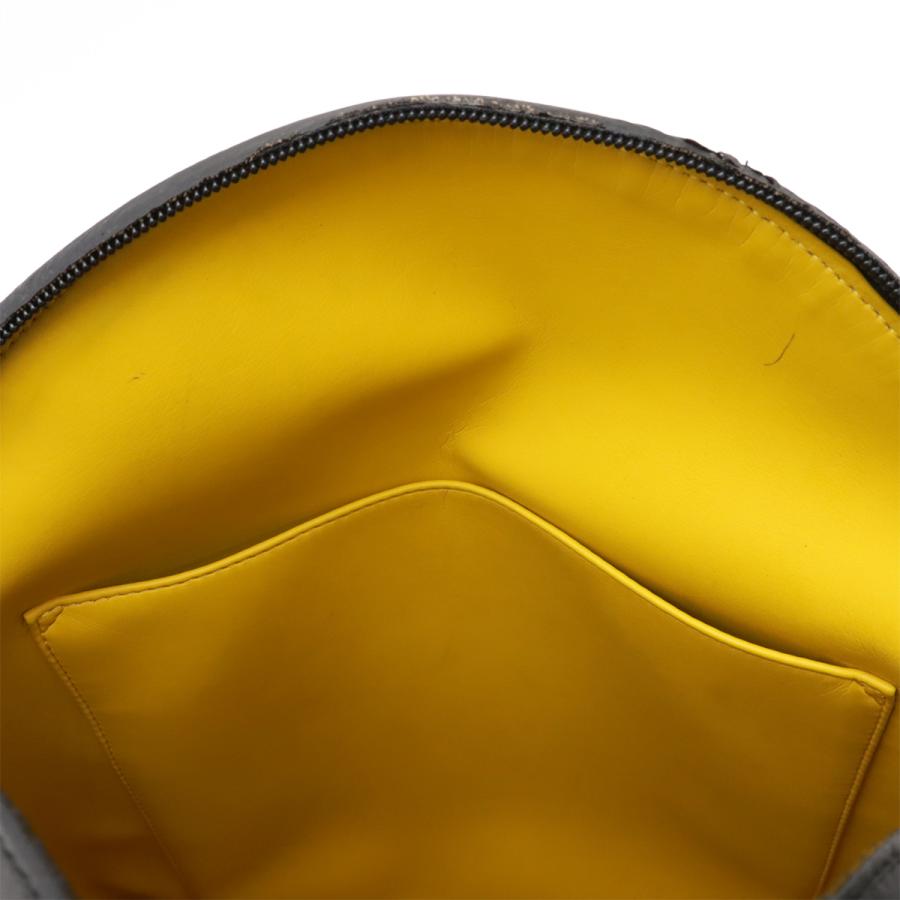 FENDI フェンディ ズッカ柄 バックパック リュックサック PVC レザー カーキブラウン ブラック 黒 イエロー 黄色 シルバー金具 7VZ042 | FENDI | 08