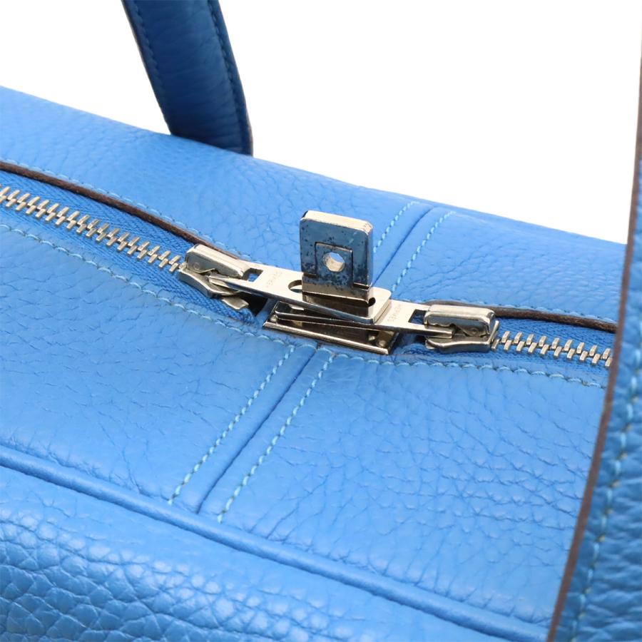 HERMES エルメス ヴィクトリア2 35 ミニボストンバッグ ハンドバッグ ショルダーバッグ トリヨンクレマンス レザー ブルーパラダイス 青 | HERMES | 05