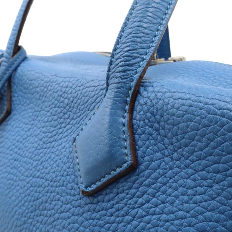 HERMES エルメス ヴィクトリア2 35 ミニボストンバッグ ハンドバッグ ショルダーバッグ トリヨンクレマンス レザー ブルーパラダイス 青 | HERMES | 07