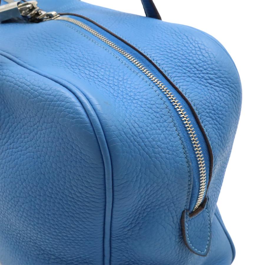 HERMES エルメス ヴィクトリア2 35 ミニボストンバッグ ハンドバッグ ショルダーバッグ トリヨンクレマンス レザー ブルーパラダイス 青 | HERMES | 08