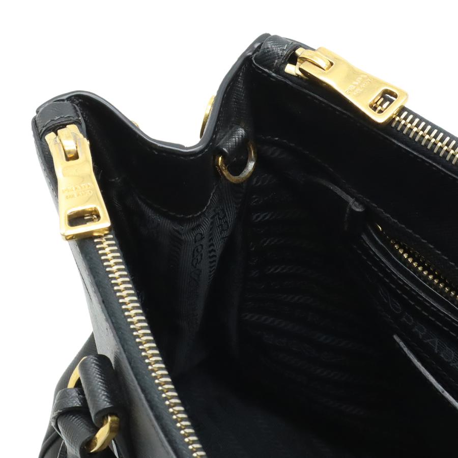 PRADA プラダ SAFFIANO LUX サフィアーノ ハンドバッグ 2WAY ショルダーバッグ レザー NERO 黒 ブラック ゴールド金具 BN2274 | PRADA | 07