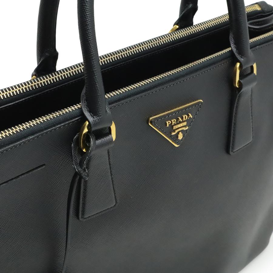 PRADA プラダ SAFFIANO LUX サフィアーノ ハンドバッグ 2WAY ショルダーバッグ レザー NERO 黒 ブラック ゴールド金具 BN2274 | PRADA | 08