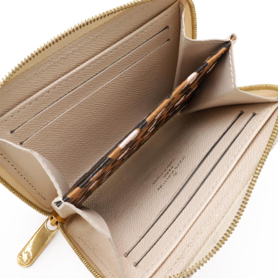 LOUIS VUITTON ルイ ヴィトン モノグラム ワイルドアットハート ジッピーパース ケース 小銭入れ レオパード クリーム M80677 LOUIS VUITTON（ルイ・ヴィトン） ルイ ヴィトン モノグラム ワイルド