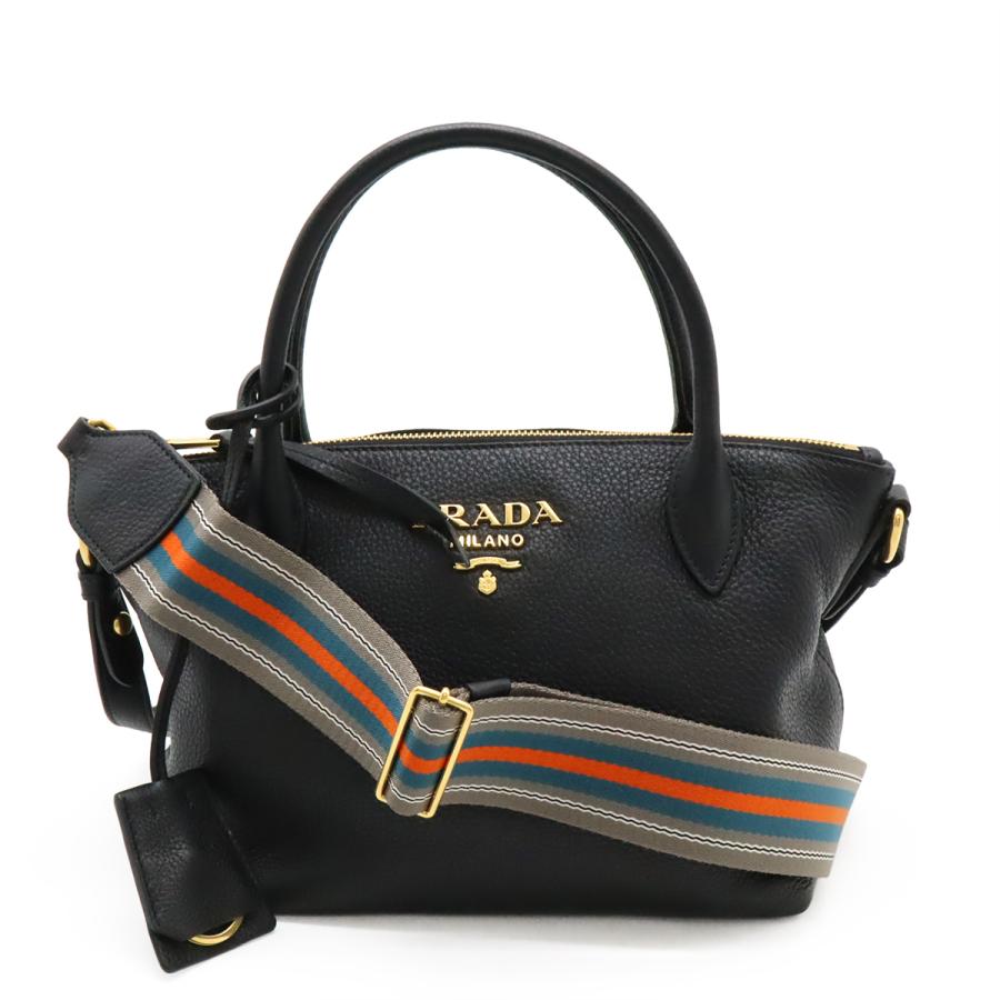 Prada プラダ 2WAY ショルダーバッグ ハンドバッグ PRADA（プラダ） VIT.DAINO ハンドバッグ 2WAY ショルダーバッグ