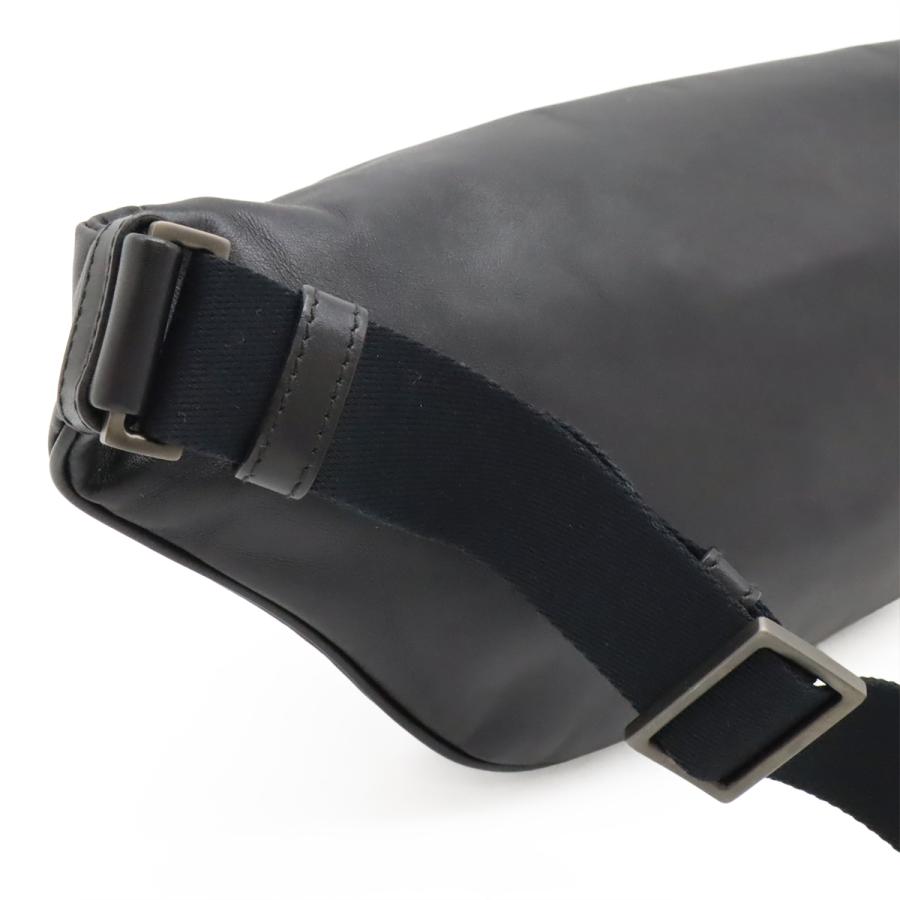 BOTTEGA VENETA ボッテガ ヴェネタ ボッテガベネタ イントレチャート ボディバッグ ウエストポーチ ヒップバッグ レザー ブラック 黒 | BOTTEGA VENETA | 03