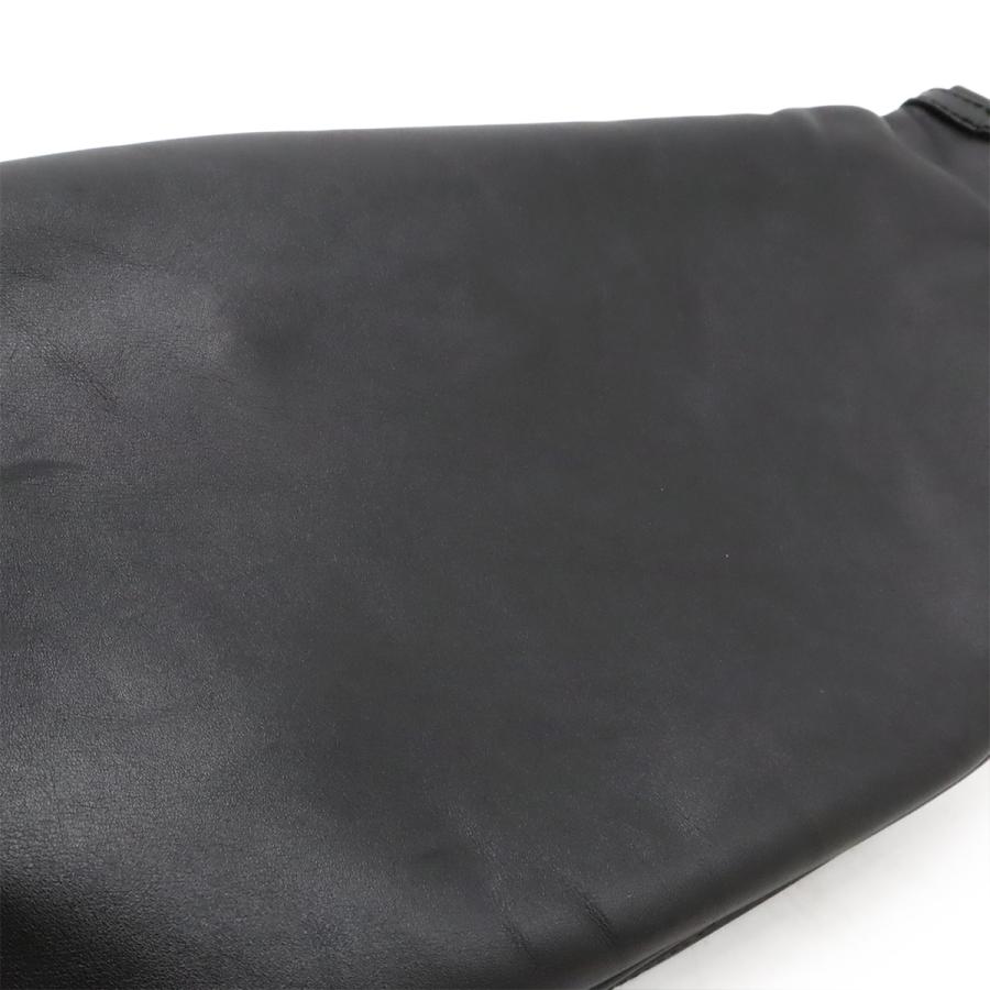 BOTTEGA VENETA ボッテガ ヴェネタ ボッテガベネタ イントレチャート ボディバッグ ウエストポーチ ヒップバッグ レザー ブラック 黒 | BOTTEGA VENETA | 08