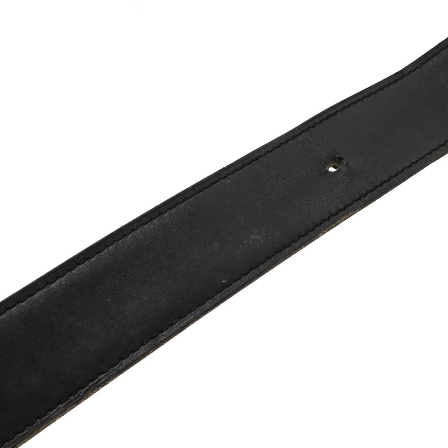 HERMES エルメス Hベルト Hバックル リバーシブル ボックスカーフ BOXカーフ トゴ レザー ブラック 黒 エトゥープ シルバー金具 #100 □Q刻印 | HERMES | 04