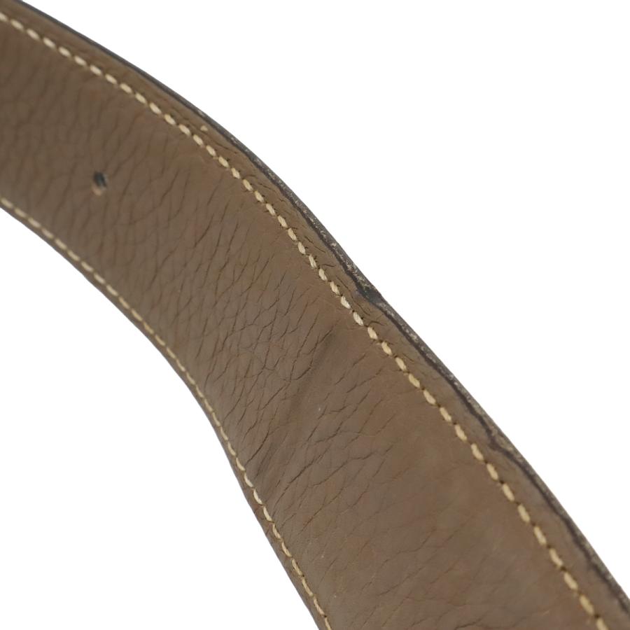 HERMES エルメス Hベルト Hバックル リバーシブル ボックスカーフ BOXカーフ トゴ レザー ブラック 黒 エトゥープ シルバー金具 #100 □Q刻印 | HERMES | 05