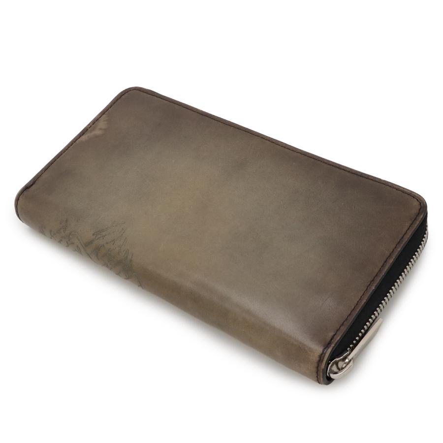 Berluti ベルルッティ カリグラフィー イタウバ ロングジップウォレット ラウンドファスナー 長財布 スクリットレザー グレージュ系 | Berluti | 01