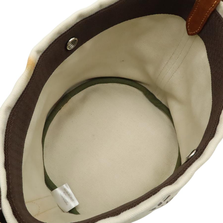 HERMES エルメス サック ド パンサージュ トートバッグ 2WAY ショルダーバッグ キャンバス ベージュ カーキグリーン バッグインバッグ付 | HERMES | 06